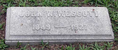 The Wescott Family Plot at Harleigh Cemetery, Camden NJ