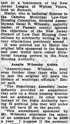 Political 'Playing' With Housing Bills — continued