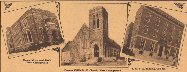 Buildings by Lackey & Hettel — Memorial National Bank, Frances Childs M.E. Church, Y.W.C.A. Building