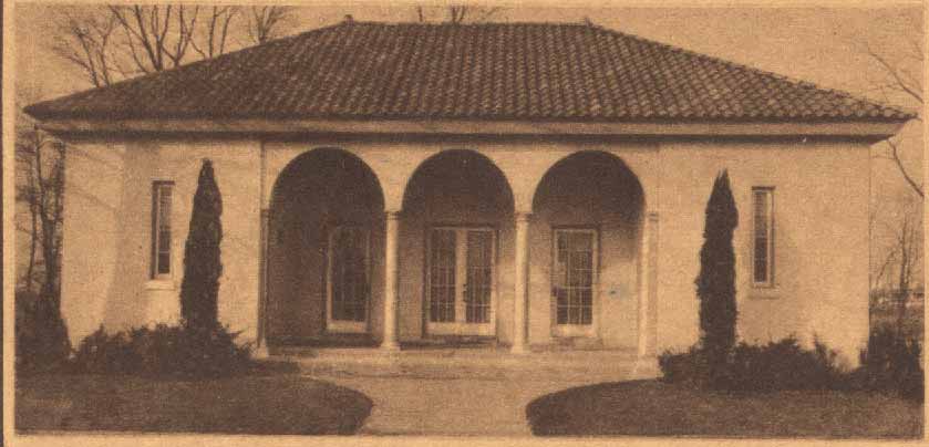 Locustwood Memorial Park Administration Building, Cherry Hill NJ, designed by Lackey & Hettel