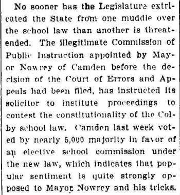 Trenton Times, November 10, 1903