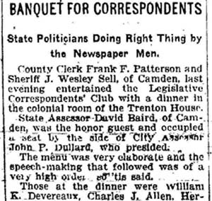 Trenton Times, January 15, 1902 – group photo, page 1