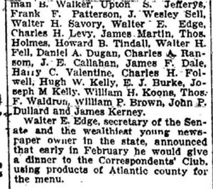 Trenton Times, January 15, 1902 – group photo, page 2