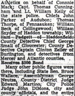 Larry Doran retirement, April 1950