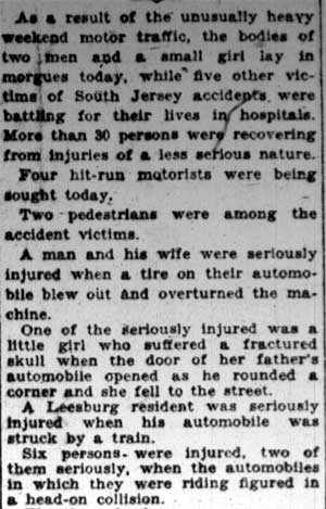 Camden Courier-Post April 2 1928, page 1