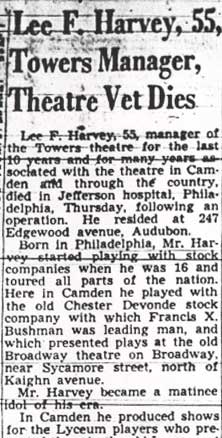 Obituary for Lee F. Harvey, part 1