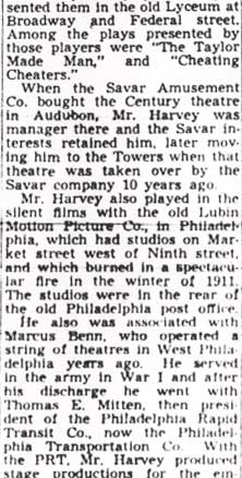 Obituary for Lee F. Harvey, part 2