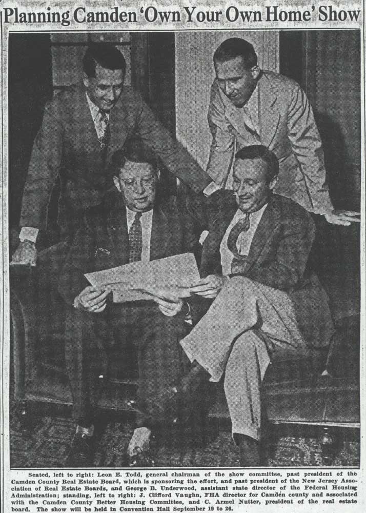 Planning Camden Own Your Own Home Show, August 10, 1936