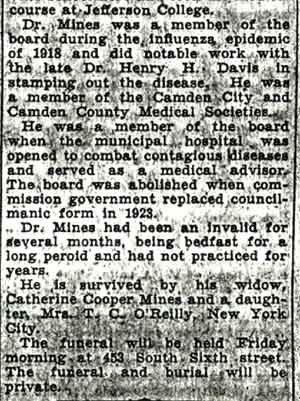 Obituary, part 2