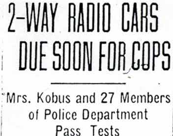 2-way radio cars article January 21 1938 page 1