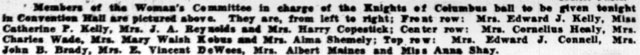 K of C Ball 1928 clipping page 2