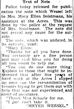 Camden Courier-Post, February 19, 1943, Text of Note