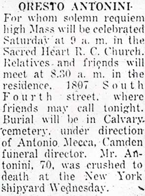 Funeral notice