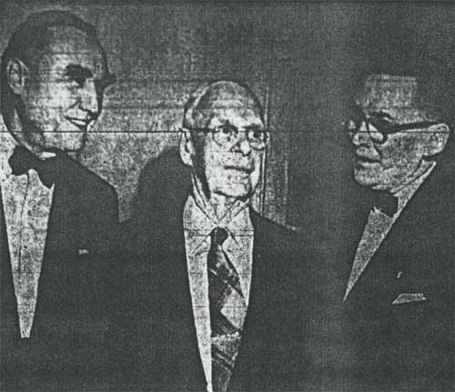 Camden Courier-Post, February 28, 1959 — Elks Oldtimers Reunion: William J. Jernick, Ralph W.E. Donges, Howard F. Doyle