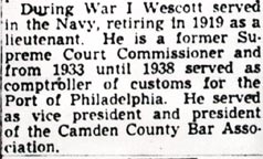 Continuation of the Suttill and Wescott renomination article