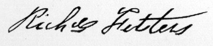 Signature of Richard Fetters