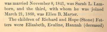 Prowell 1886 biography of Richard Fetters, page 3