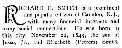 Biographical Review 1897 — Richard F. Smith