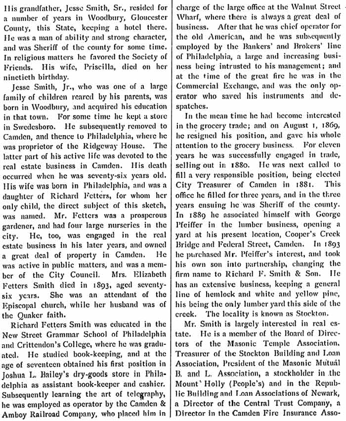 Biographical Review 1897 — Richard F. Smith (continued)