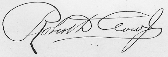 Signature of Robert D. Clow Jr.