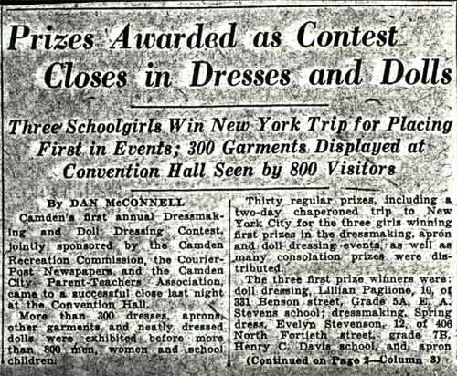 Camden Courier-Post, January 12, 1938, page 1