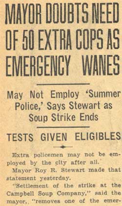 Mayor Doubts Need of 50 Extra Cops, May 7, 1934 (part 1)