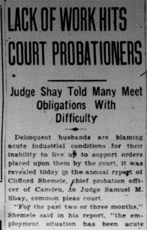 Samuel M. Shay, January 1928
