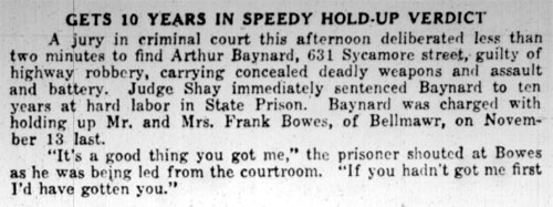 Samuel M. Shay, February 23, 1928