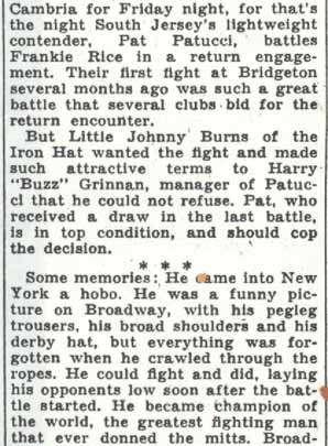 Sgt. Ray's Chatter January 18, 1938 (part 2)