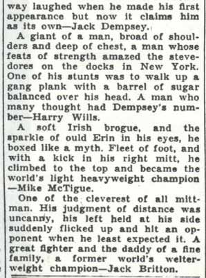 Sgt. Ray's Chatter January 18, 1938 (part 3)