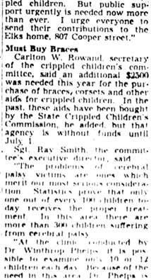 Ayres Asks Public To Aid Easter Shield Drive (part 2)