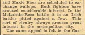 Sgt. Ray's Corner May 11, 1934 (part 3)