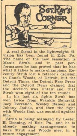Sgt. Ray's Corner August 1, 1935 (part 1)