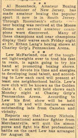 Sgt. Ray's Corner August 1, 1935 (part 2)