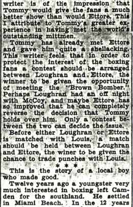 Sgt. Ray's Corner August 1, 1936 (part 2)