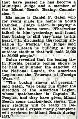 Sgt. Ray's Corner August 1, 1936 (part 3)