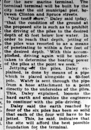 Camden Courier-Post, January 9, 1928 — Marine Terminal Foundation Solid, part 2