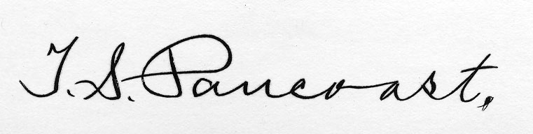 Thomas S. Pancoast signature