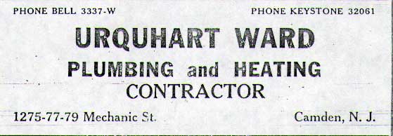 1926 Camden City Directory Advertisement