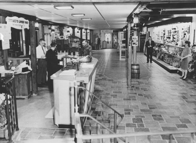 The Bennett Lumber stable after renovation, 1963