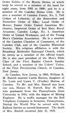 South Jersey A History 1624–1924 — William B.M. Burrell biography, page 4