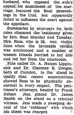 Gettysburg Times, December 31, 1931 — Woman Gains Annulment, part 2