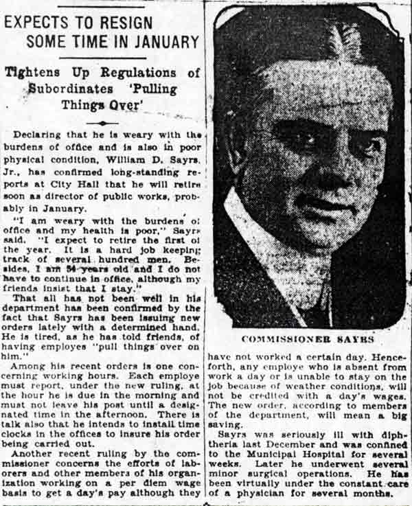 William D. Sayrs, Camden Courier-Post, September 22, 1928, continued