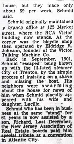 Camden Courier-Post, April 8, 1950 — article text, column 3