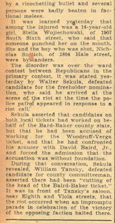 Shooting Suspect in 8th Ward Riot Held in $1000 Bail, continued, Camden Courier-Post, May 18, 1934
