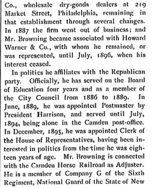 Biographical Review 1897 — William J. Browning page 2