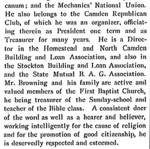 Biographical Review 1897 — William J. Browning page 4