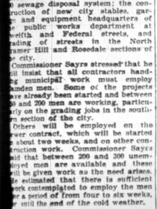 Winfield S. Price and William D. Sayrs, Camden Courier-Post, February 29, 1928, continued