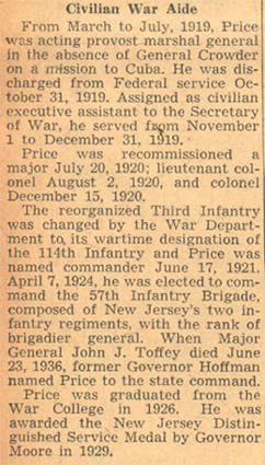 General Price Ends Military Career, continued