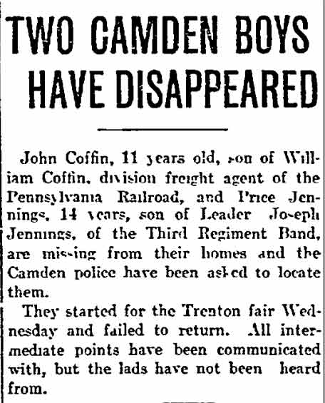 Philadelphia Inquirer, October 3, 1902 — Paul Woodward case